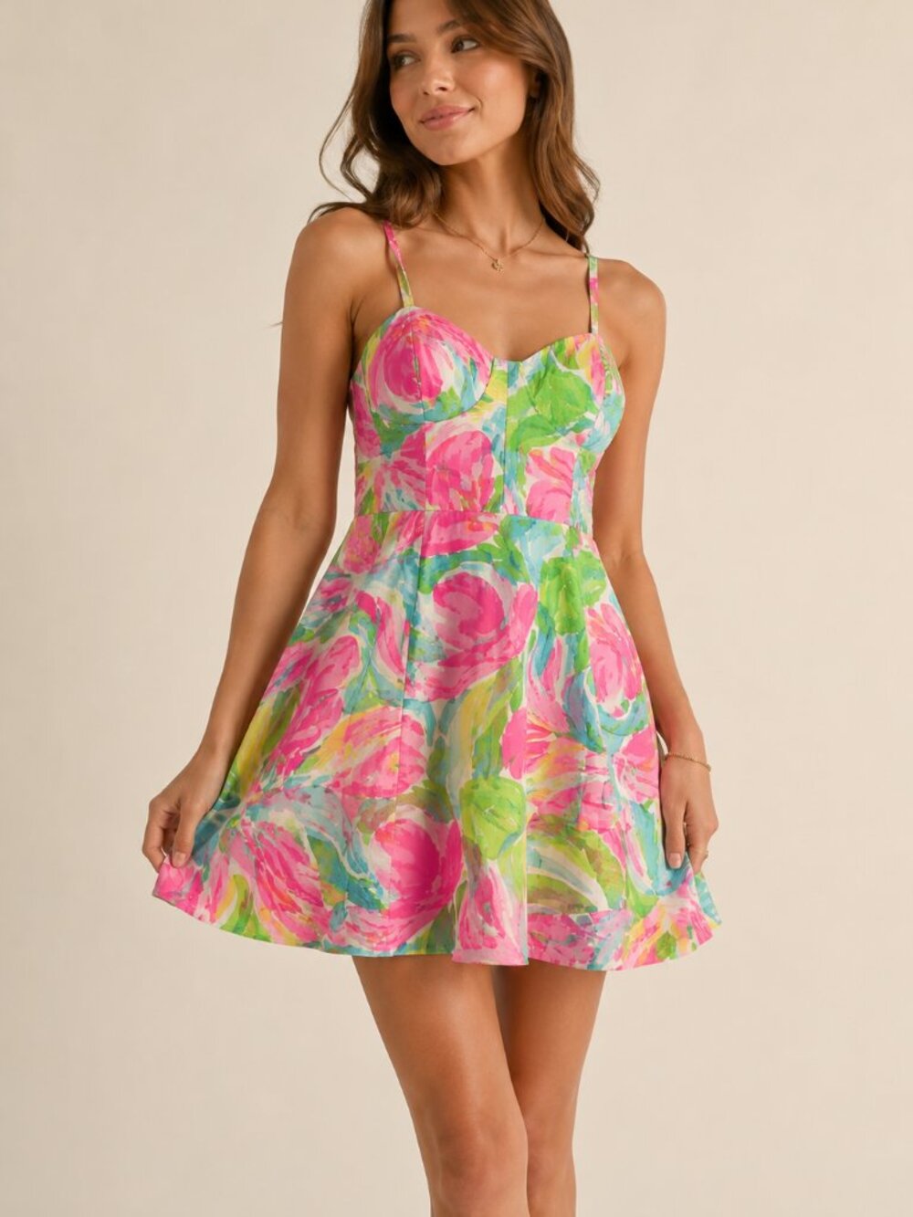 Lilly Pulitzer Floral Fit & Flare Dress